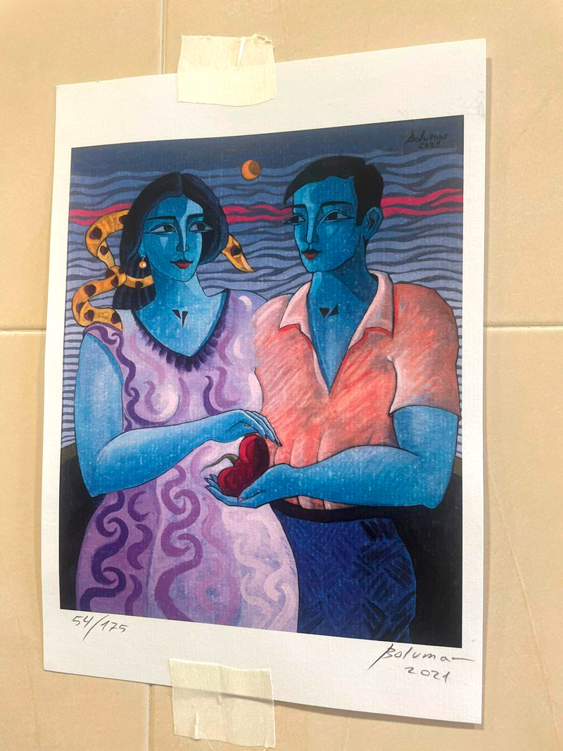 Lámina realizada por un paciente renal