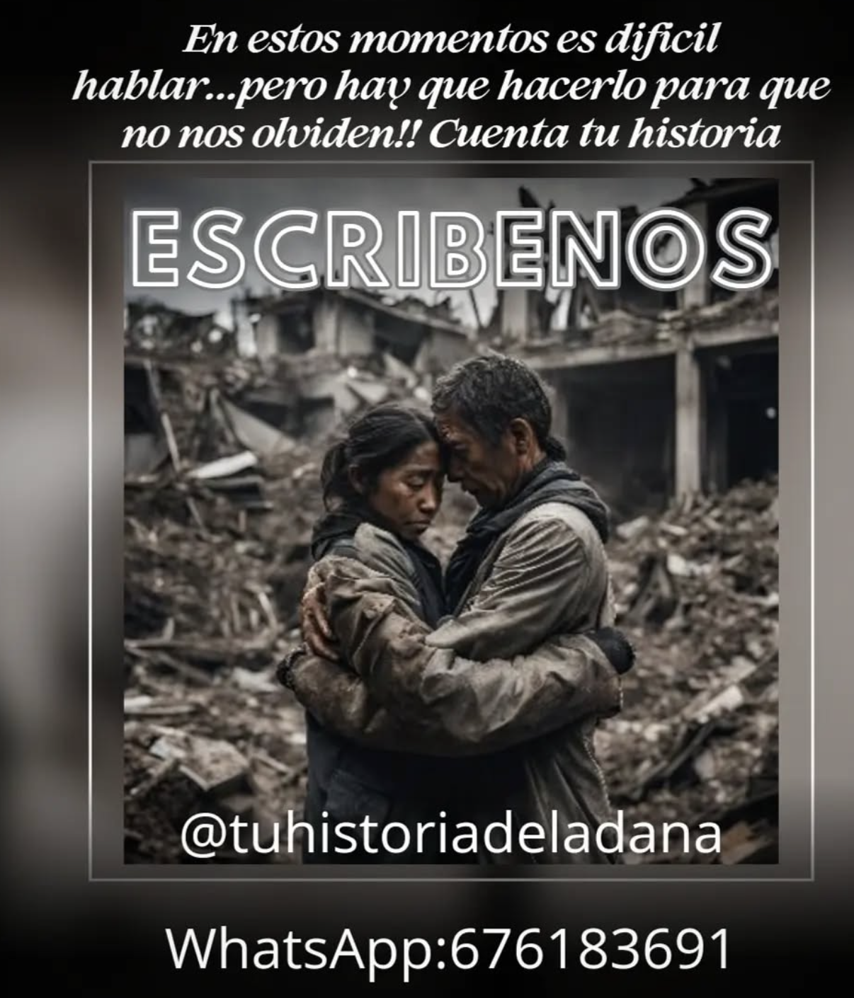 Tu historia de la DANA