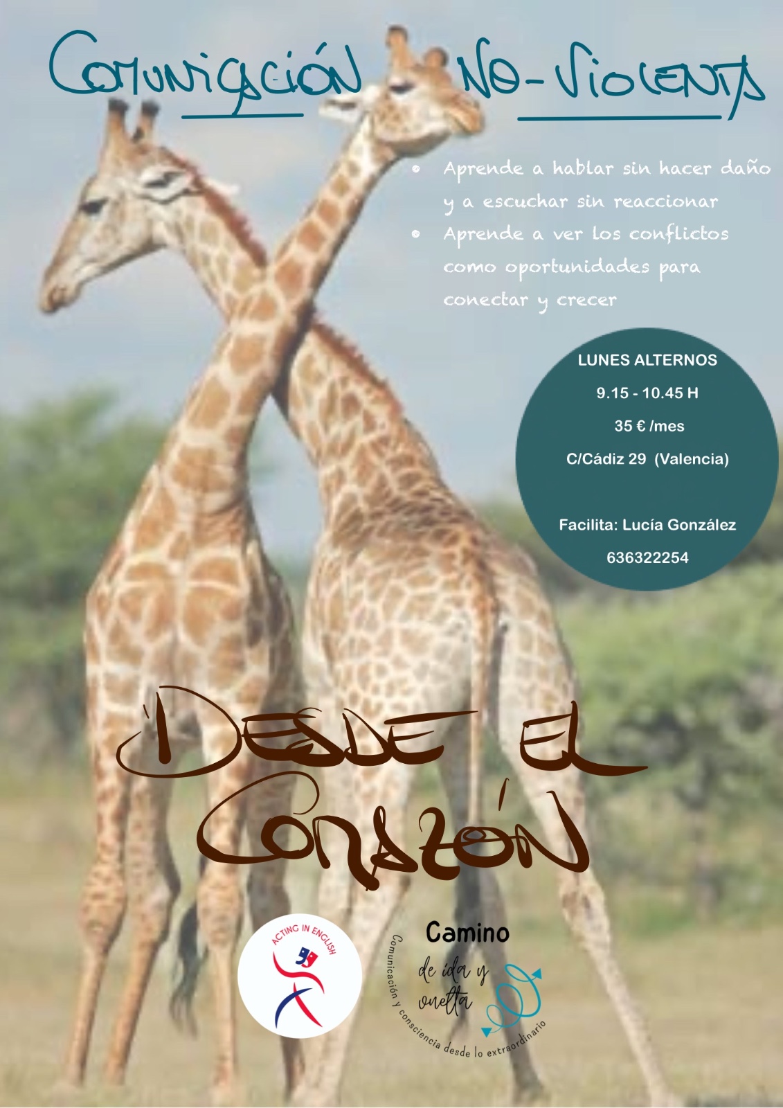 Cartel comunicación no violenta